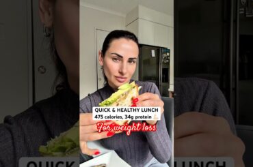 High-Protein Salmon Wrap 475 Calories | 34g Protein #fatlossmeals #weightlossfood #weightlossmeals