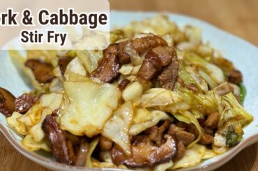 Pork and Cabbage Stir Fry | Dinner Recipes | Cabbage Recipes | Low Carb Healthy Meals