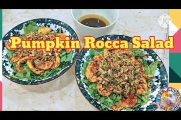 PUMPKIN ROCCA SALAD /SALAD RECIPE /HEALTHY LIFESTYLE #REEMCOOKS #TRENDING #VIRAL#DELICIOUS
