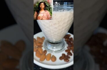 Weight Loss Shake Badam et Dry Grapes #france #homemade #healthy #shake #weightloss #drink #juice