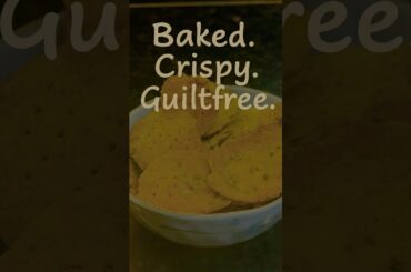 Weightloss-Friendly Mathri? Yes Please! | Baked Moong Dal Snack #weightlossrecipe #healthy