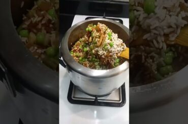 Matar mushroom rice healthy recipe #healthy #recipe #food