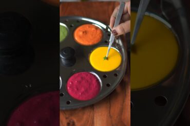 Colourful Easy Healthy Breakfast #idli #southindian #recipe