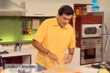 Khana Khazana - Ramzan Special - Stuffed Omelette Roll - Recipe by Sanjeev Kapoor - Zee TV