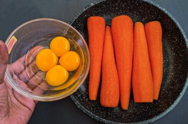 Only 1 Carrot and 1 Egg! Simple Healthy Breakfast. 5 Mnts Cheap & Tasty Recipe.