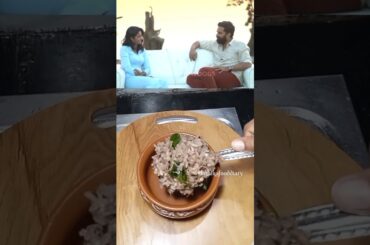 Red Rice Poha Morning healthy breakfast ideas #asmr #breakfastideas #breakfast #food #shortsfeed