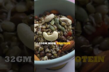 32GM High Protein Sprouts | Muscle Building Recipe #shorts #gym #fitness