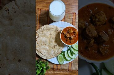 Dinner Thali #food #viralvideo #trending #desi #healthy #soyabean #nature #viralvideo #nirmala #fyp