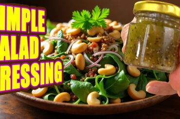 Make and Take your own simple healthy salad dressing when eating out at a restaurant