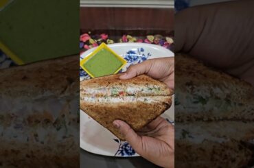 Hung Curd Sandwich Recipe#Healthy Breakfast#Shorts#youtubeshorts