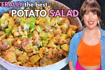Potato Salad w/ Grilled Green Onions & Dill (Plant-based and Gluten-free Recipe)