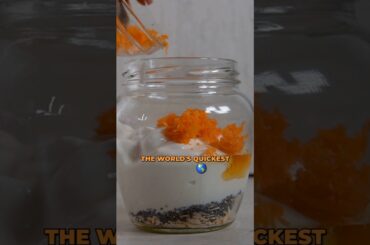 High-Protein Low-Calorie Greek Yogurt Overnight Oats (Blueberry Flavor)