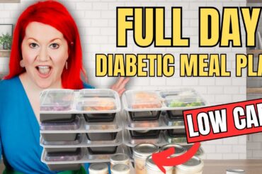 FULL Day Diabetic Meal Plan | What to Eat In A Day to Lower Blood Sugar!