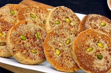 Healthy Roat recipe | Aata Jaggery Suji Roat Without Oven |