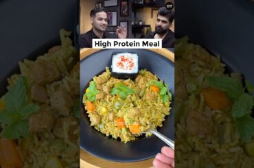 High Protein Meal Soya Pulav Recipe #shorts