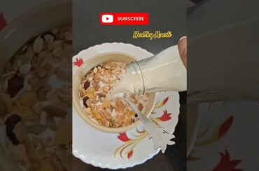#Muesli #Crunchy muesli #healthy breakfast recipe