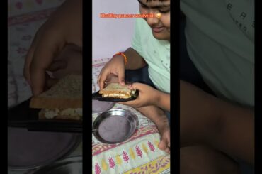 Day-21 Healthy paneer sandwich recipe#shortsyoutube#minivlog#food#healthylifestyle#healthydiet#vlog