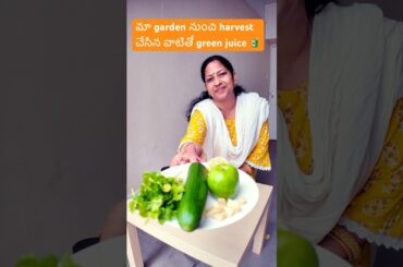 Healthy Green juice Recipe#telugushorts #superfood #viral  #healthydiet #shorts #ytshorts