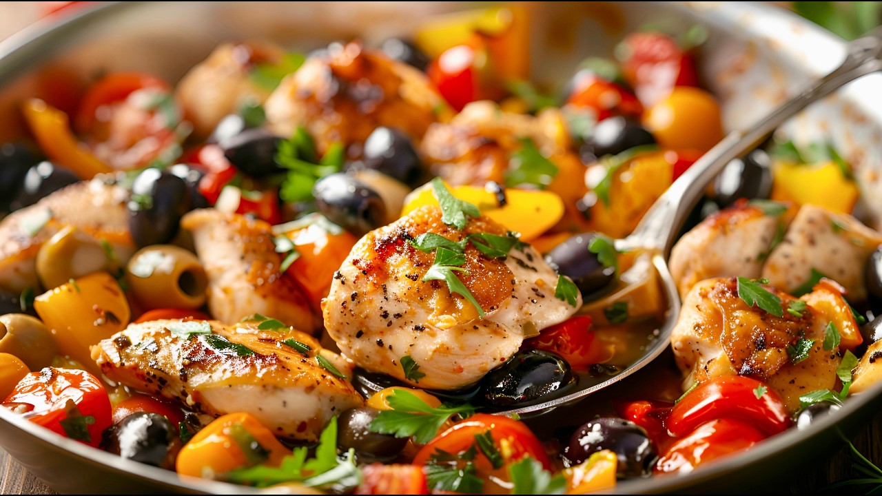 Healthy Mediterranean Crispy Chicken Recipe 5 Minutes! Healthy Mediterranean Crispy Chicken Recipe 5 Minutes!