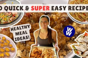 10 Simple & Healthy Recipes for Weight Loss | WeightWatchers Points & Calories | Quick Meal Ideas