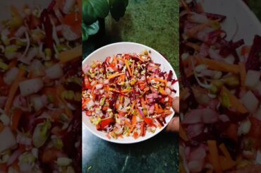 High Protein Low Calorie Sprouts Chaat | #sprouts #healthy #shortvideo #shorts #tranding #viral