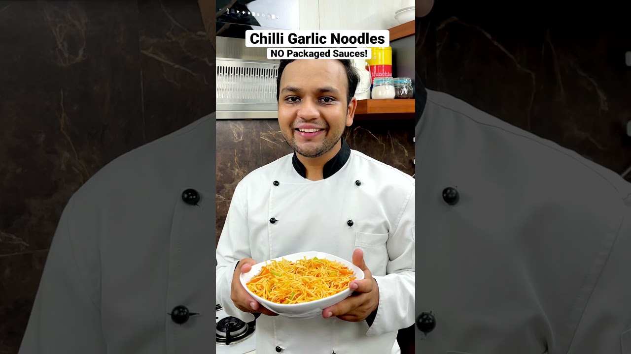Chilli Garlic Chowmein – No Packaged Sauces (Homemade Sauce Recipe) #shorts Chilli Garlic Chowmein - No Packaged Sauces (Homemade Sauce Recipe) #shorts