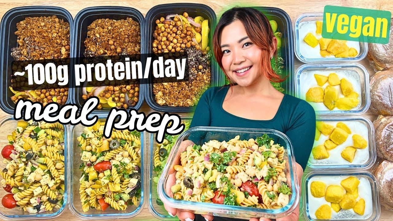 High Protein LOW CALORIE Vegan Meal Prep (~100g PROTEIN/day!) FOR BEGINNERS: weight loss friendly High Protein LOW CALORIE Vegan Meal Prep (~100g PROTEIN/day!) FOR BEGINNERS: weight loss friendly
