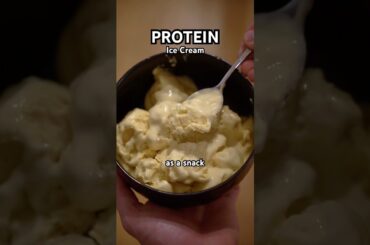 Creamy Protein Ice Cream #cooking #protein #healthyrecipes #mealprep