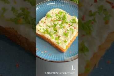 2 quick & healthy bread toast recipes bina butter, bina mayo, bina guilt #toastbread #healthyrecipes
