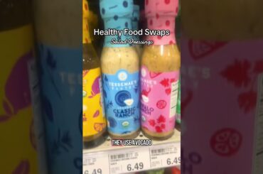 Healthy salad dressing swaps! #saladdressing #healthyswaps