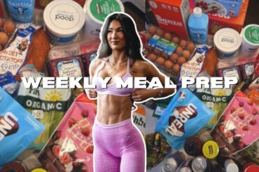 MEAL PREP WITH ME | budget friendly recipes, high protein recipes, macro friendly meal ideas