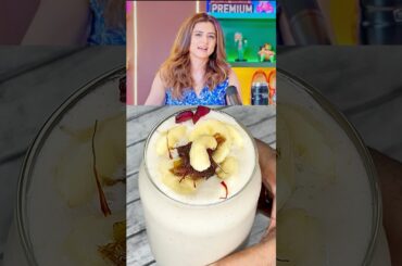 Ridhi Dogra’s Everyday Lunch - Smoothie | Rose Gulkand Smoothie Recipe #shortaday #shortsfeed