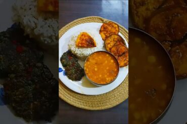 simple healthy veg lunch thali for beginners #shorts #food #recipe #healthy #lunch