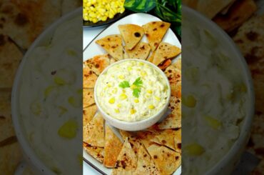 Healthy White sauce Corn | No Maida No Cheese No Cream #cornrecipe #recipe #ytshorts #shorts #food