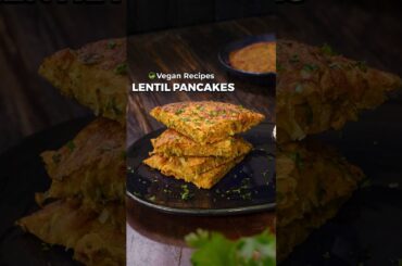 Lentil Pancakes | Healthy Breakfast Ideas | High Protein Foods #shorts #lentilpancakes