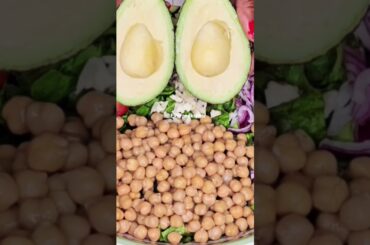 Healthy Salad Recipe #weightlosssalad #cookwithme #part3 #shorts