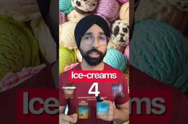 4 Low-Calorie Ice Creams for Weight Loss #weightloss #fatloss #lowcalorie #shorts