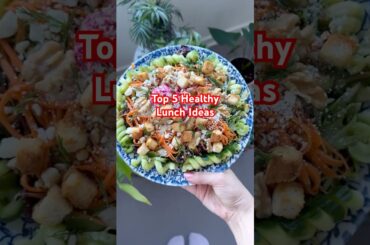 Too 5 Healthy Lunch Ideas #healtyfood #healthy #lunch