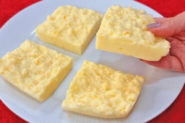 Only 2 INGREDIENTS! NO SUGAR, FLOUR, MILK or EGG - Like MARSHMALLOW - Low Calorie and Delicious