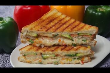 New Easy Snacks Recipe | Low-Calorie Sandwich Recipe | Perfect Evening Snack for Fitness Lovers