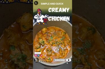 Delicious Simple Creamy Chicken Recipe | Simple Trick to Make Restaurant Style Creamy Chicken @Home