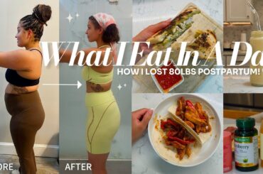 WHAT I EAT IN A DAY TO LOSE WEIGHT & MAINTAIN A HEALTHY LIFESTYLE | quick & easy recipes to fuel you