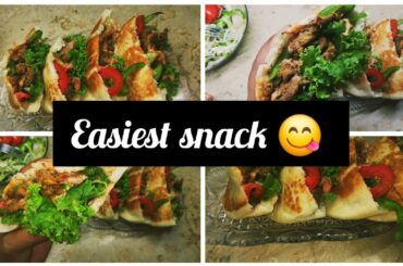 The juicy snacks recipe | Best chicken salad sandwich recipe | shawrma bread try like this!