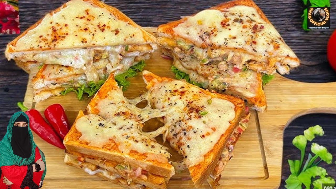 BEST SANDWICH | Chicken Cheese Sandwich | MOST OVERLOADED | Club Sandwich Recipe BEST SANDWICH | Chicken Cheese Sandwich | MOST OVERLOADED | Club Sandwich Recipe