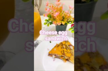 Healthy dish -1#cheese egg sandwich #shorts #trending #CU cute kids vlog # miya recipe