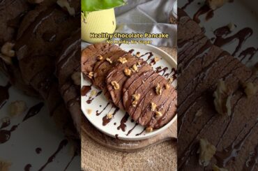 Healthy Chocolate Pancake recipe | Easy Breakfast Ideas |5 Min recipe Healthy Recipe for weightloss