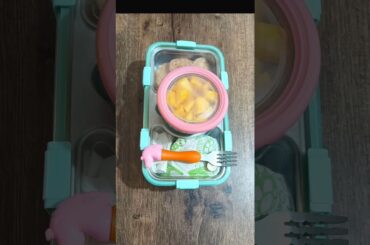 Aaj kya pack kiya beti ke lunch mei#food#lunch#healthy#viral#shorts
