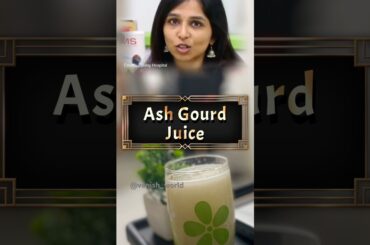 Ash Gourd Juice | White Pumpkin| #shorts #trending #shortsfeed #drsharmika #juice #ashgourd #healthy