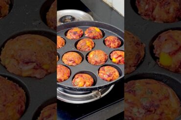 #corn appam#healthy tiffinrecipe#breakfastrecipe#veggie loaded appam#youtubeshorts#shortsfeed