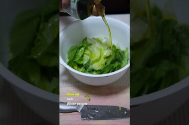 Quick amd Easy Olive Oil Salad recipe #shorts